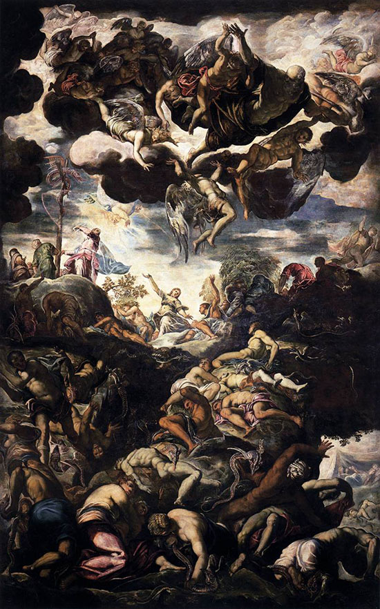 Brazen Serpent by Tintoretto