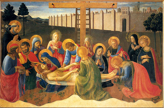 Lamentation over Christ, Fra Angelico