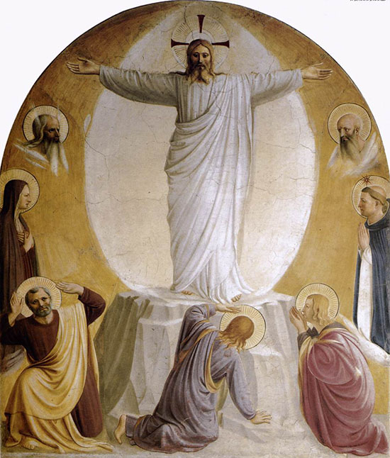 The Transfiguration of Christ by Fra Angelico