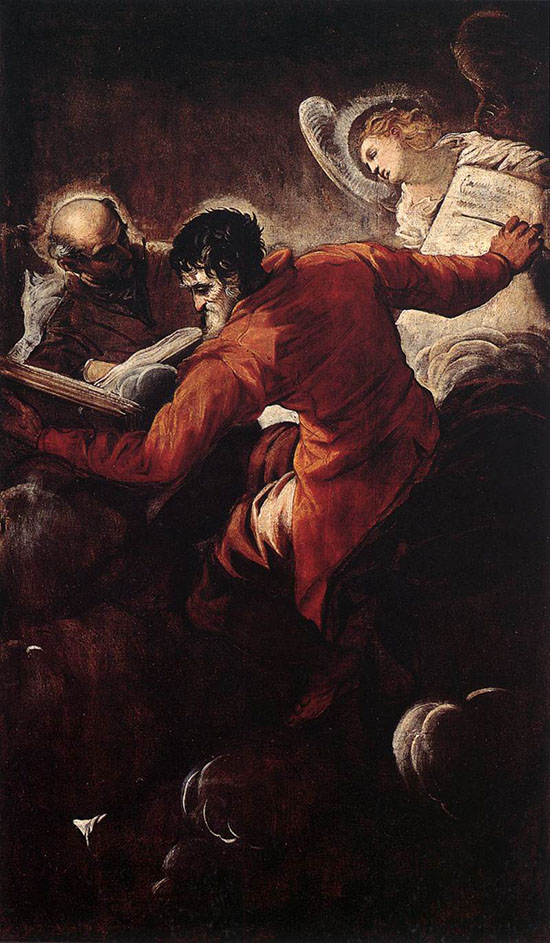 The Evangelists Luke and Matthew by Tintoretto