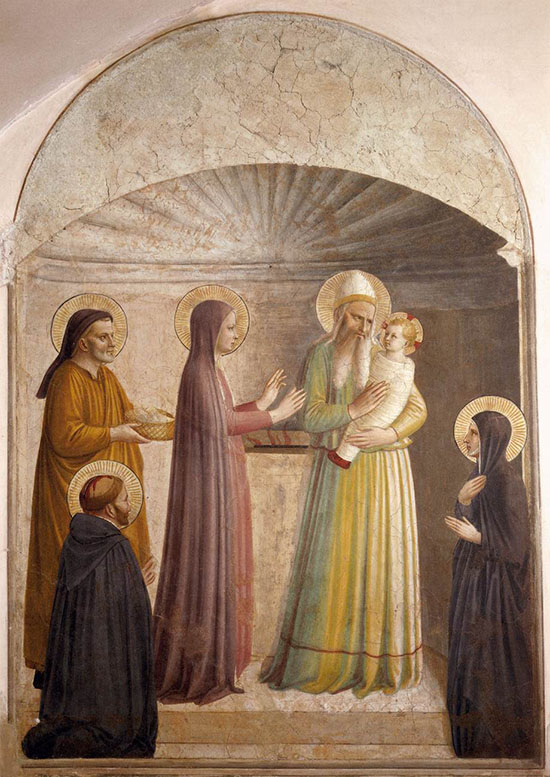 The Presentation of Our Lord in the Temple - Fra Angelico