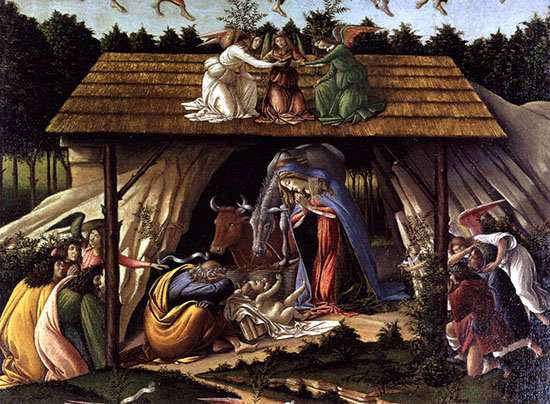 Mystical Nativity by Botticelli