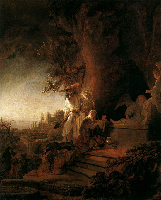 The risen Christ appearing to Mary Magdalen - Rembrandt