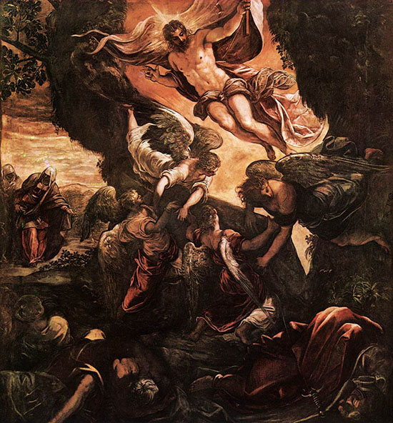 The resuurection of Christ by Tintoretto