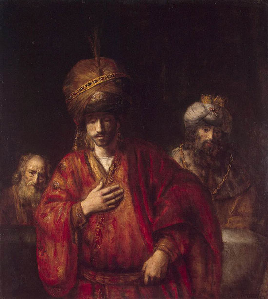 David and Uriah by Rembrandt