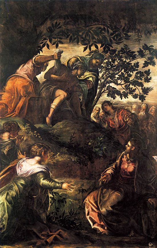 The Raising of Lazarus by Tintoretto