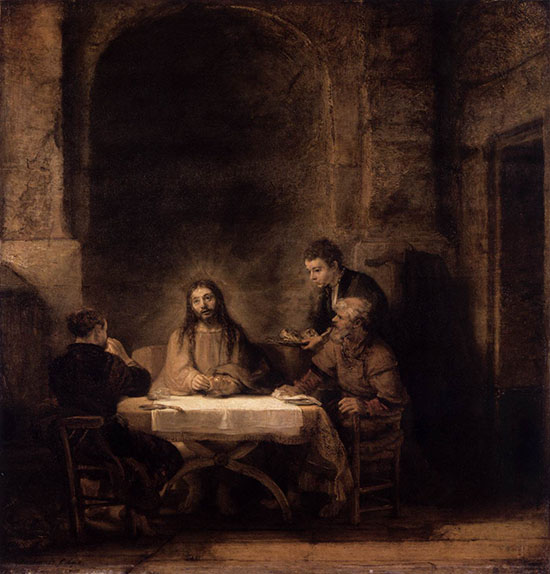 Supper at Emmaus by Rembrandt