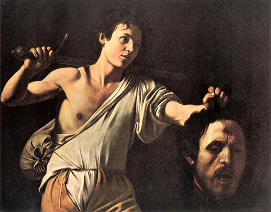 David with the Head of Goliath - Caravaggio