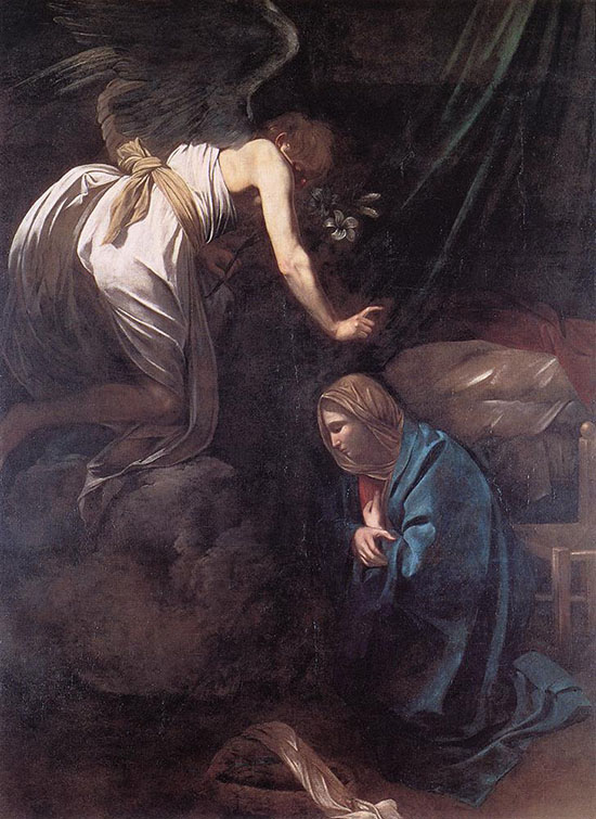 The Annunciation by Carravaggio