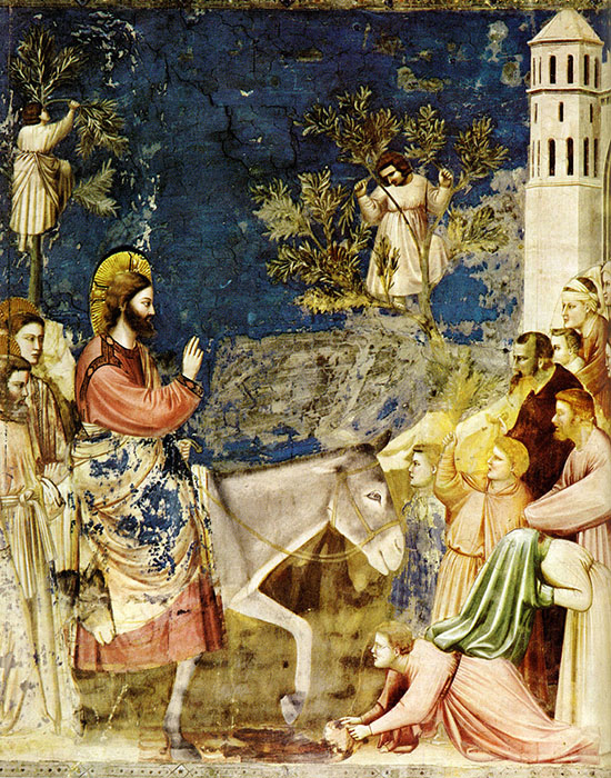 Entry into Jerusalem by Giotto