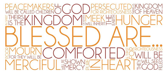 The Beatitudes Word image