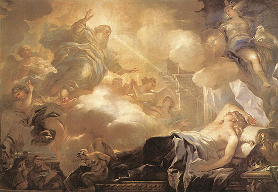 Dream of Solomon, Luca Giordano