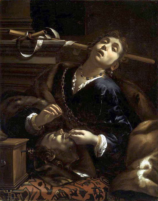 Herodias with the head of St. John the Baptist by Francesco del Cairo