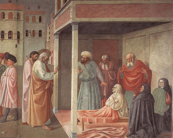 Healing of the Cripple and Raising of Tabatha