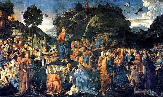 Sermon on the Mount by Cosimo Rosselli